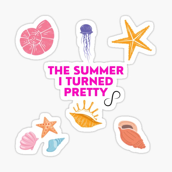 The Summer I Turned pretty  Sticker for Sale by 9Infinity