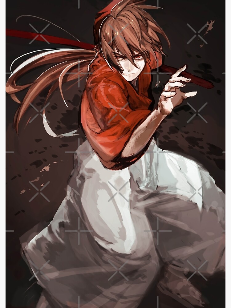 Himura Kenshin Rurouni Kenshin Anime Waifu Poster for Sale by tamikabee