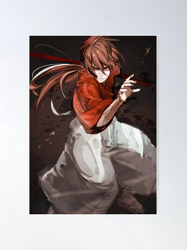 Himura Kenshin Rurouni Kenshin Manga Art Board Print for Sale by  zskasherman