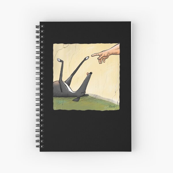 The Hand of Dog Spiral Notebook