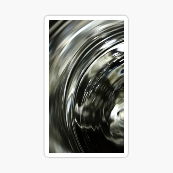 Hazy. Crazy. Metal ? No. 003.3v: Rotation Chrome polished“ Sticker