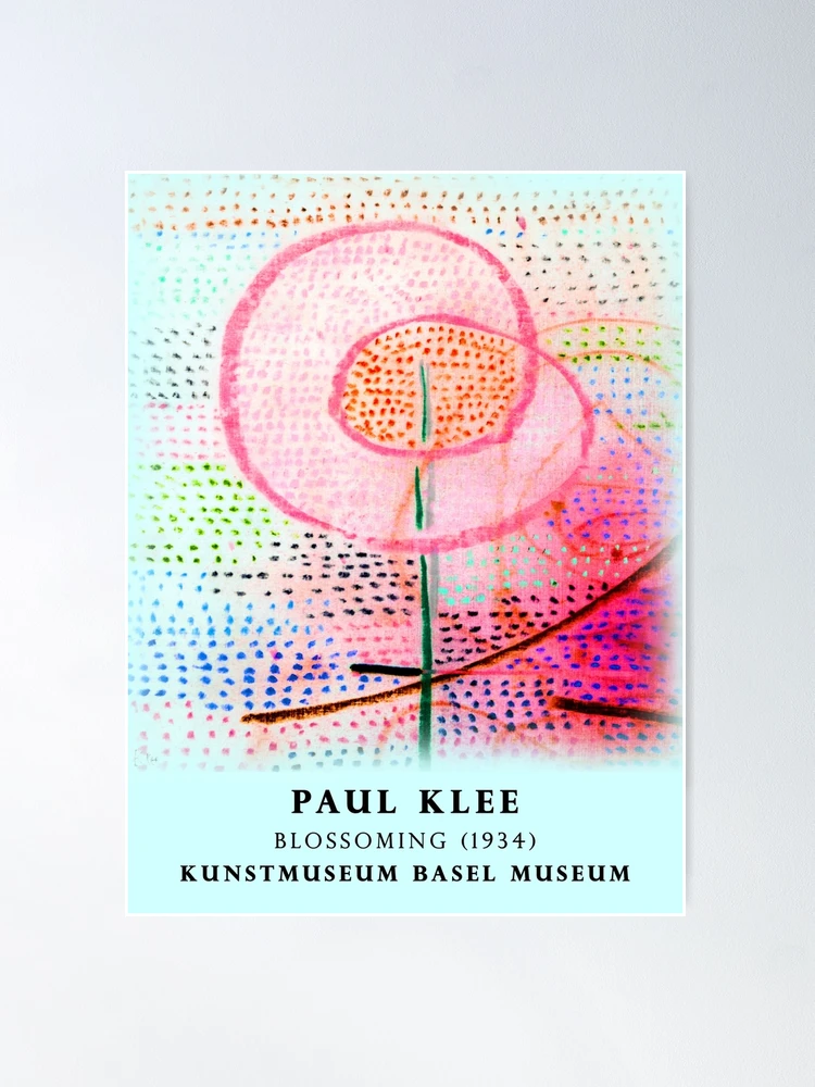 Remix Blossoming Painting by Paul Klee -Bauhaus 