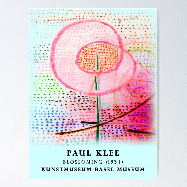 Remix Blossoming Painting by Paul Klee -Bauhaus 