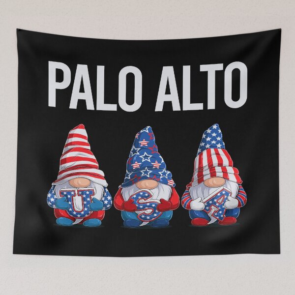 Item preview, Happy USA Gnomes Palo Alto designed and sold by xaviajames9.