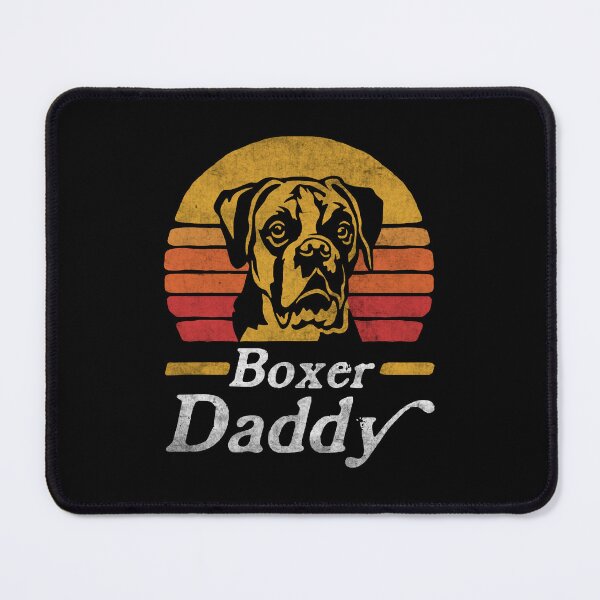 Item preview, Retro Vintage Boxer Dog Daddy designed and sold by More Cute Dogs.
