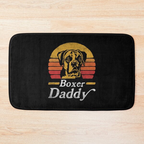 Item preview, Retro Vintage Boxer Dog Daddy designed and sold by More Cute Dogs.