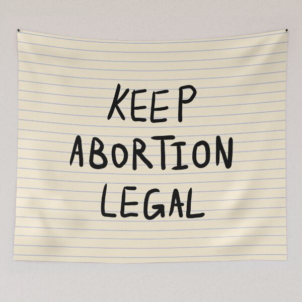 Item preview, Keep Abortion Legal written in a note book designed and sold by kiippers.