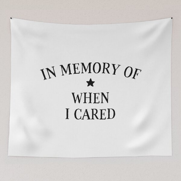 Item preview, In Memory Of When I Cared designed and sold by ZoollGraphics.