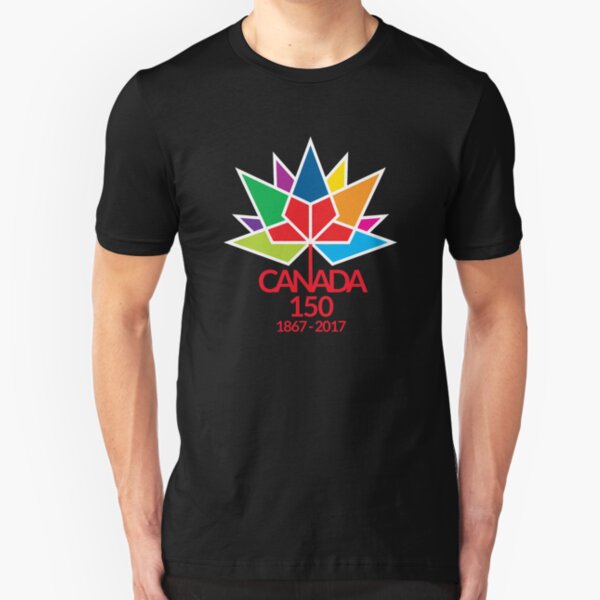 Canada Day Celebrating 150 Years Slim Fit T-Shirt