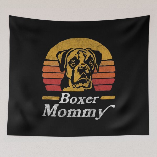 Item preview, Retro Vintage Boxer Perro Mami designed and sold by More Cute Dogs.