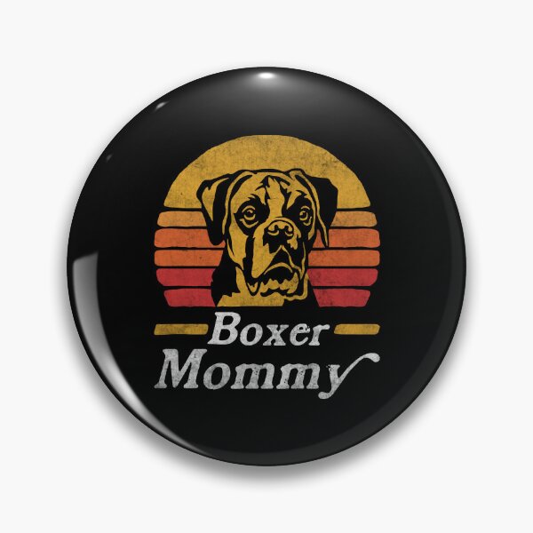 Artikelvorschau, Retro Vintage Boxer-Hunde-Mama entworfen und verkauft von More Cute Dogs.