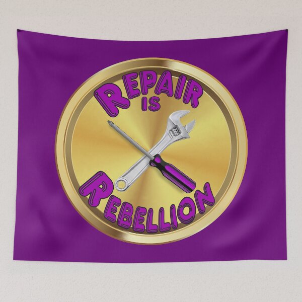 Item preview,  Repair is Rebellion- tools - purple designed and sold by Kestrelle.
