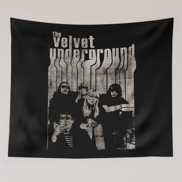 Item preview, Vintage Velvet Band With Nico designed and sold by CarrilloArt.