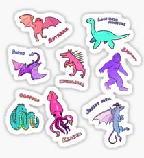 Cryptid sighted! Sticker