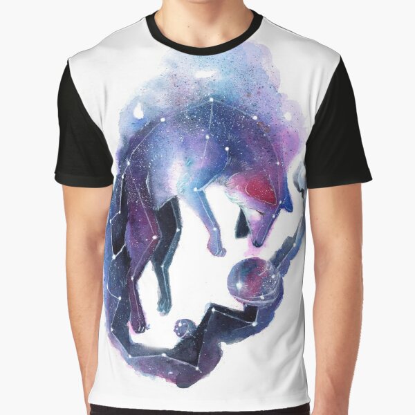 Galaxy Fox Graphic T-Shirt