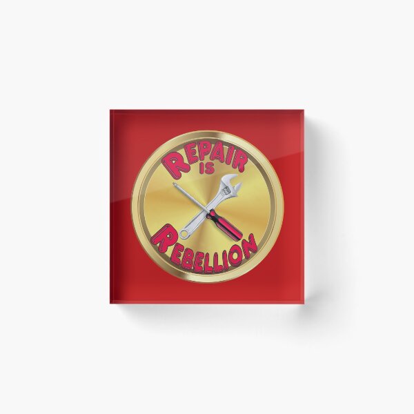 Item preview, Repair is Rebellion - red designed and sold by Kestrelle.