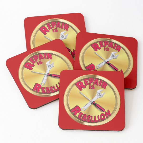 Item preview, Repair is Rebellion - red designed and sold by Kestrelle.