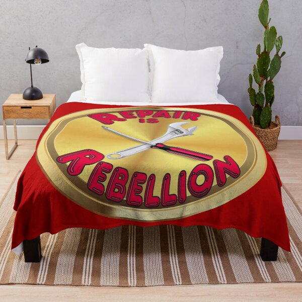 Item preview, Repair is Rebellion - red designed and sold by Kestrelle.