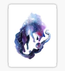 Galaxy Fox Sticker