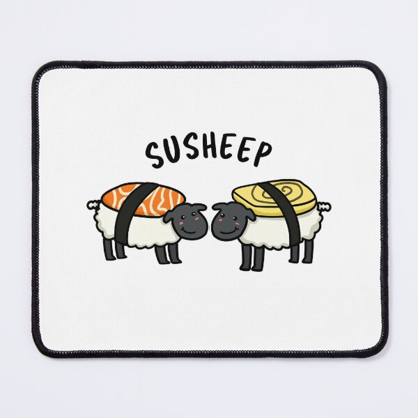 Item preview, Susheep Funny Sushi Sheep Puns designed and sold by punnybone.