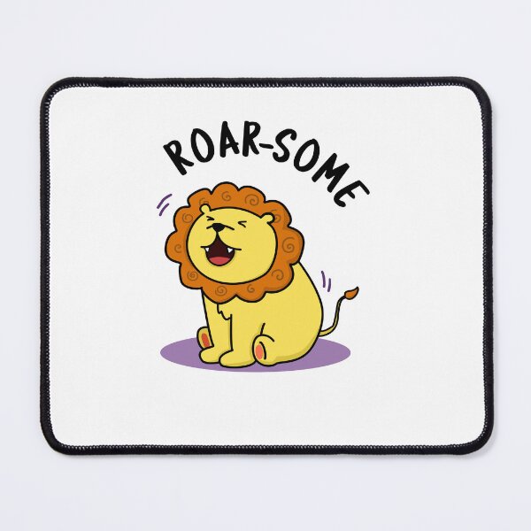 Item preview, Roarsome Funny Awesome Lion Puns  designed and sold by punnybone.