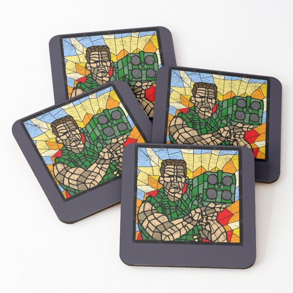 Item preview, Vintage Commando stained glass designed and sold by JuliaWeber29.