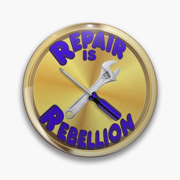 Item preview, Repair is Rebellion -tools - blue designed and sold by Kestrelle.