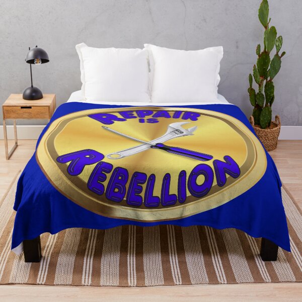 Item preview, Repair is Rebellion -tools - blue designed and sold by Kestrelle.
