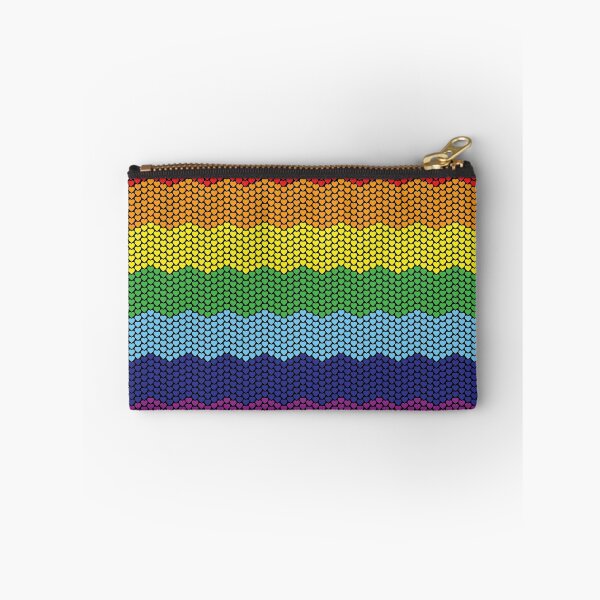 Item preview, Rainbow Hearts Chevron Stripes designed and sold by Bikki.