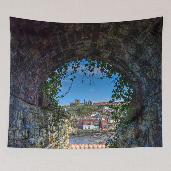 Item preview, Whitby Abbey, Through The Keyhole Tunnel designed and sold by Paul Thompson Photography.