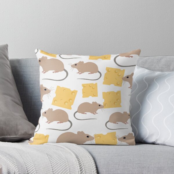 Item preview, Cute Mouse Rodent Eating Cheese Pattern designed and sold by idovedesign.