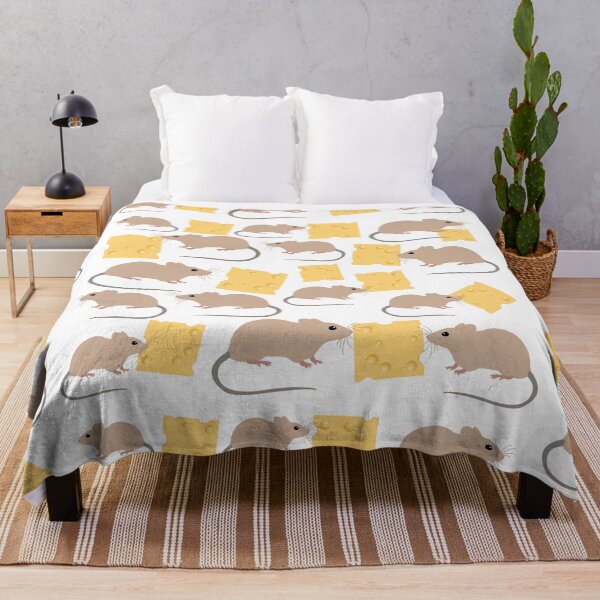 Item preview, Cute Mouse Rodent Eating Cheese Pattern designed and sold by idovedesign.