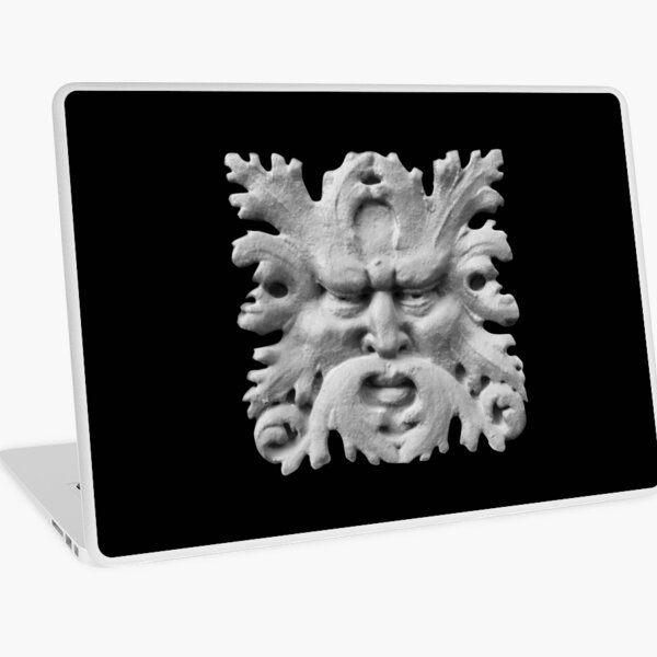 Leafy Mustache Guy Laptop Skin
