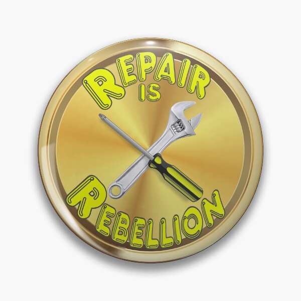 Item preview, Repair is Rebellion -tools - yellow designed and sold by Kestrelle.