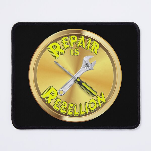 Item preview, Repair is Rebellion -tools - yellow designed and sold by Kestrelle.