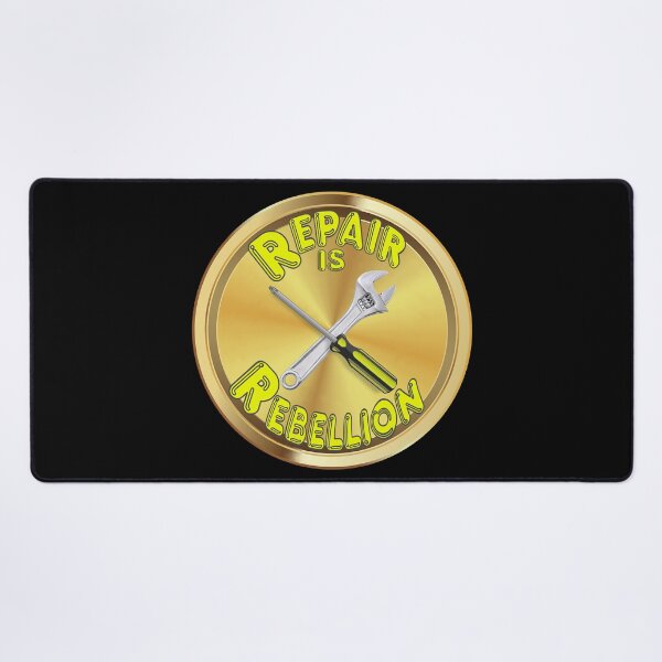 Item preview, Repair is Rebellion -tools - yellow designed and sold by Kestrelle.