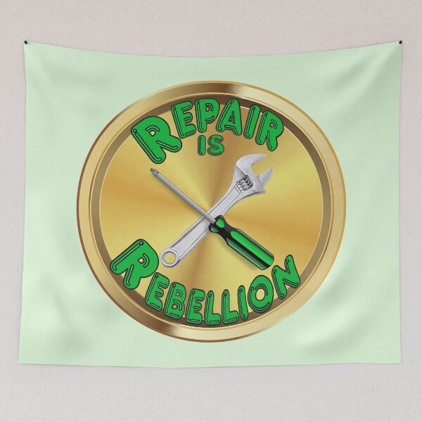 Item preview,  Repair is Rebellion -tools - green designed and sold by Kestrelle.