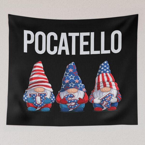 Item preview, Happy USA Gnomes Pocatello designed and sold by xaviajames9.