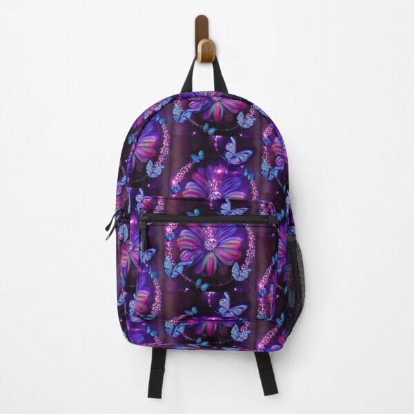 Item preview, Beautiful space flower. Surrounded by space butterflies. Simply Amazing. designed and sold by oneclassyman.