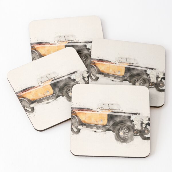 Item preview, Mercedes Benz Retro in watercolor designed and sold by paulrommer.