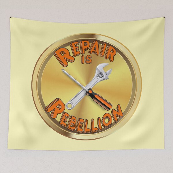 Item preview,  Repair is Rebellion -tools - orange designed and sold by Kestrelle.