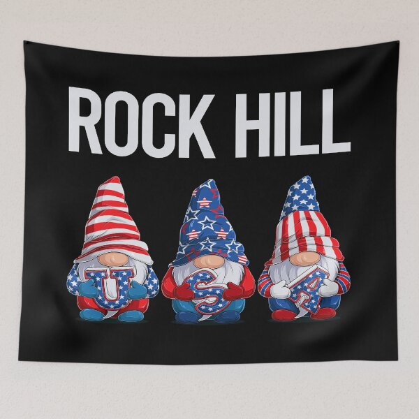 Item preview, Happy USA Gnomes Rock Hill designed and sold by xaviajames9.