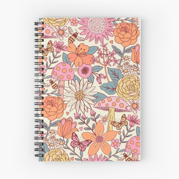 Item preview, Retro Seventies floral fantasy designed and sold by sallymountain.