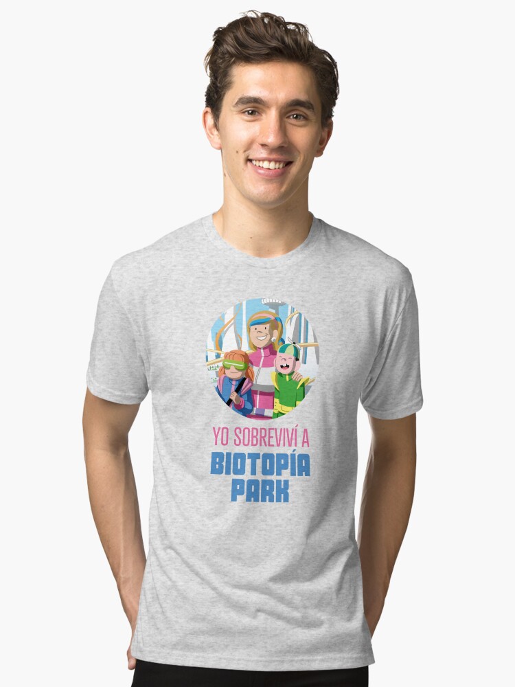 Imagen 1 de 7, Camiseta de tejido mixto con la obra Biotopía Park, diseñada y vendida por biotopia.