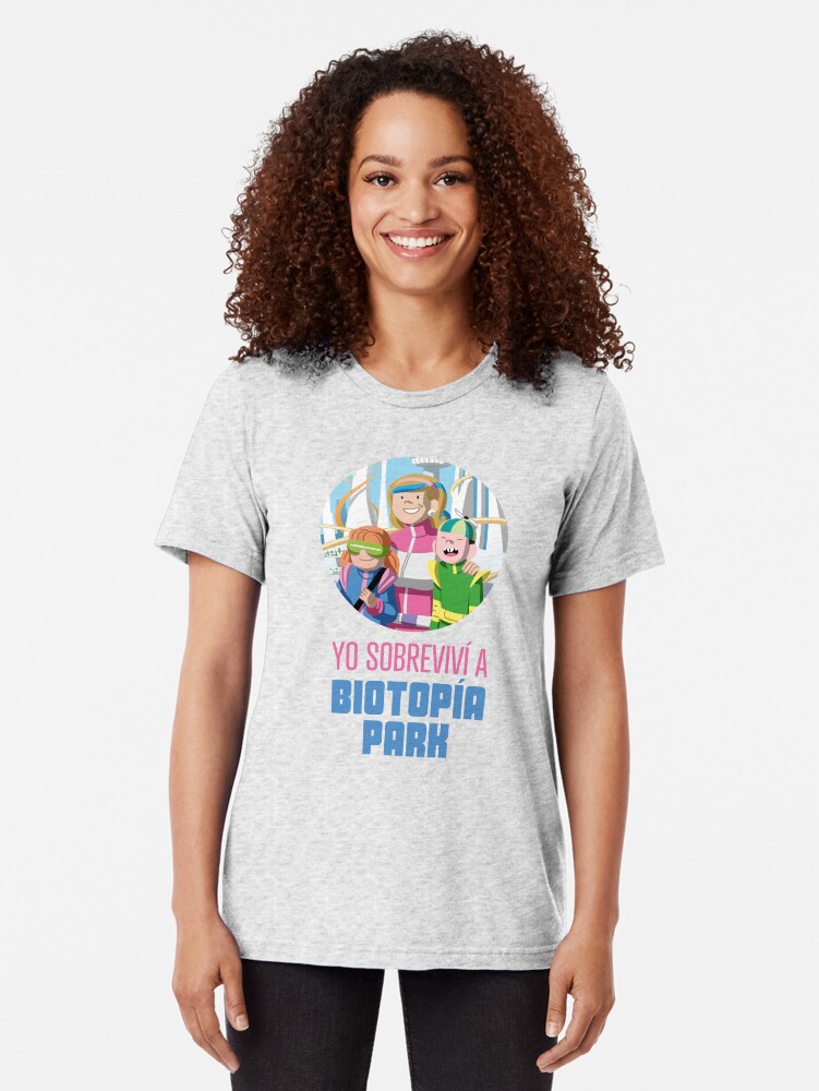 Imagen 2 de 7, Camiseta de tejido mixto con la obra Biotopía Park, diseñada y vendida por biotopia.