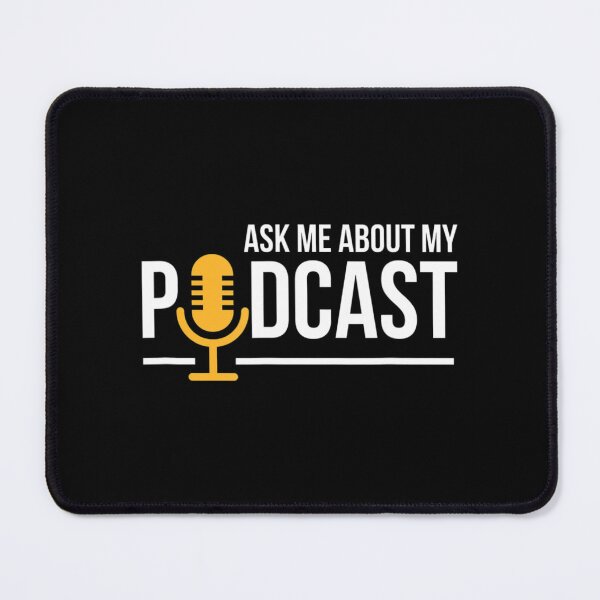 Item preview, Ask Me About My Podcast Cute Podcasters designed and sold by MozaTar.