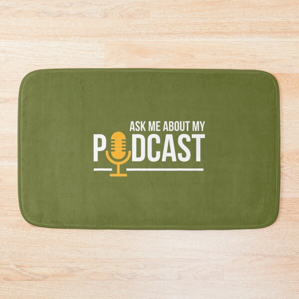 Item preview, Ask Me About My Podcast Cute Podcasters designed and sold by MozaTar.