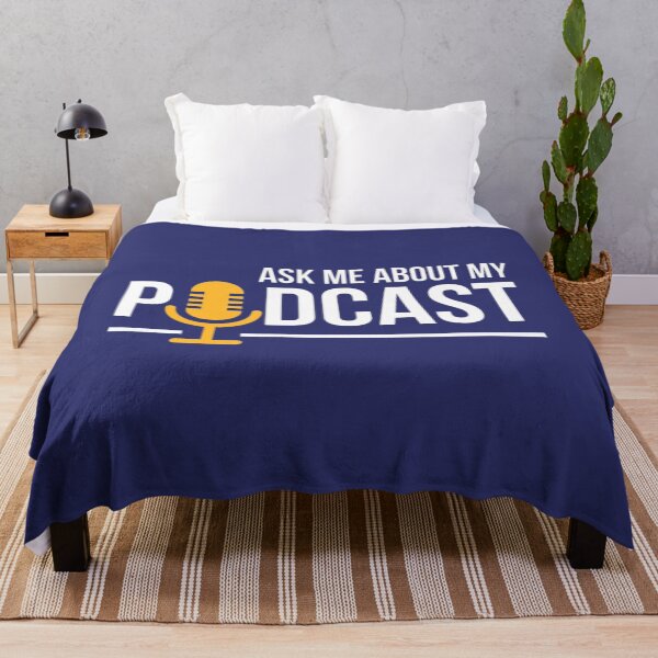 Item preview, Ask Me About My Podcast Cute Podcasters designed and sold by MozaTar.