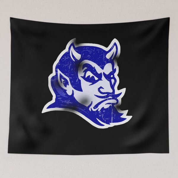 Item preview, Funny Graphic Gift Vintage Style Blue Devil Brown Mascot Distressed Retro Wave designed and sold by Helenjosephi.