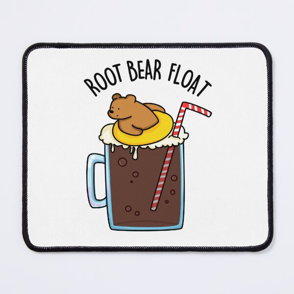 Item preview, Root Bear Float Animal Pun designed and sold by punnybone.